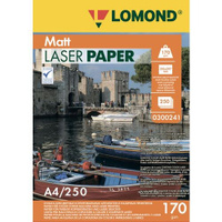 Бумага Lomond Ultra DS Matt CLC, A4, для лазерной печати, 250л, 170г/м2, белый, покрытие матовое /матовое [0300241]