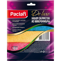 Салфетки хозяйственные Paclan Practi микрофибра 30x30 см 240 г/кв.м (4 штуки в упаковке)