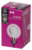 Лампа накаливания E14 40W GENERAL ELECTRIC шар