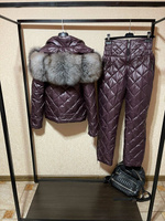 Женский зимний костюм с мехом bluefrost - Рюкзак
