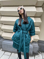Теплая юбка+куртка кимоно - демисезонный костюм из коллекции WEEK 42-44