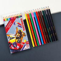 Цветные карандаши, 12 цветов, трехгранные, трансформеры Hasbro