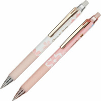 Ручка гелевая автоматическая стир. чер. M&G Sakura,0,5мм, син, в асс, манж