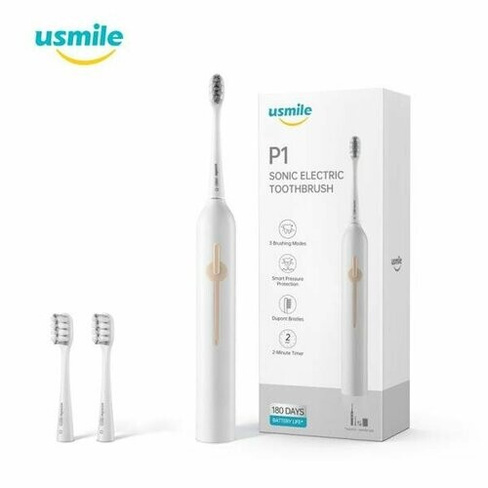 Электрическая зубная щетка USMILE SONIC P1 белый usmile