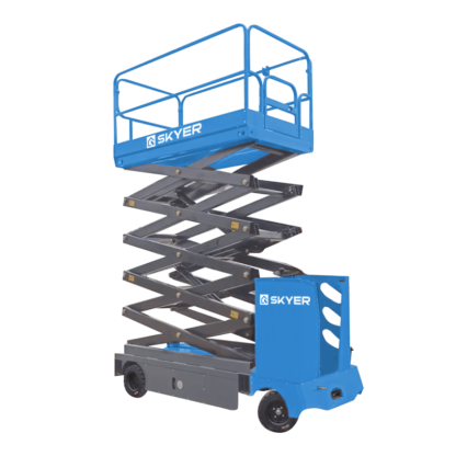 Подъемник самоходный электрический ножничный с кабиной SKYER NPF1403